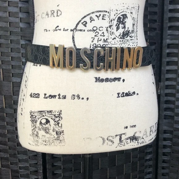 Moschino | Accessories | Moschino Vintage Leather Snakeskin  display picture 1